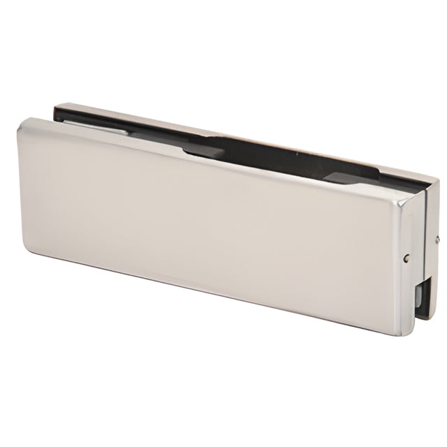 CRL Brushed Stainless Top or Bottom Patch Fitting - Less Insert
