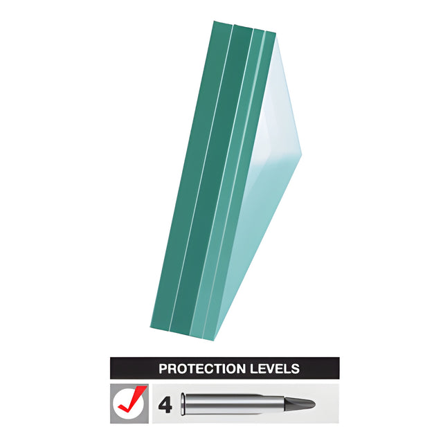 CRL Bullet Resistant Glass Clad Polycarbonate (Protection Levels 1-8)