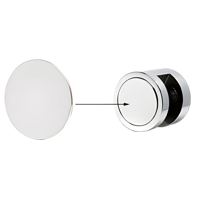 CRL Chrome Cover Disk for Edge Grips