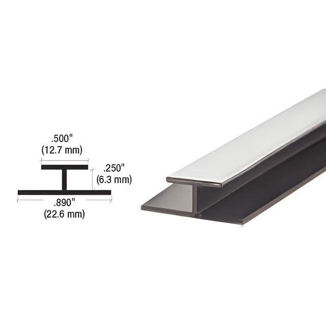 CRL Chrome Plastic Reflective Divider Bar