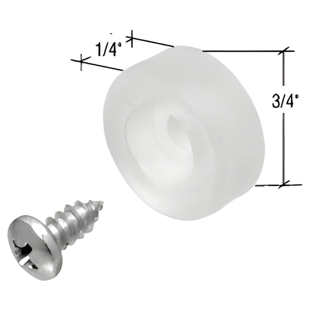 CRL Clear 3/4" Shower Door Bumper