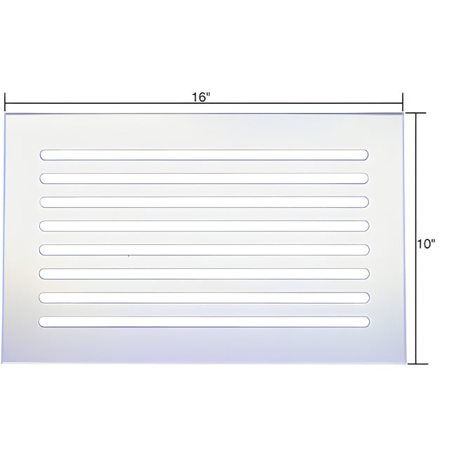 CRL Clear Acrylic 16" x 10" Mirror Grille