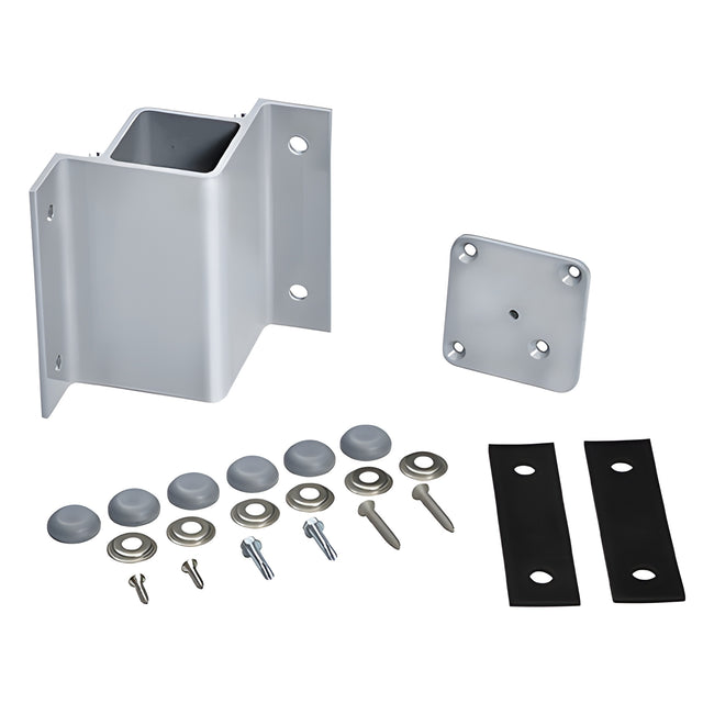 CRL Clear Anodized Inside 90 Degree Fascia Mount Bracket