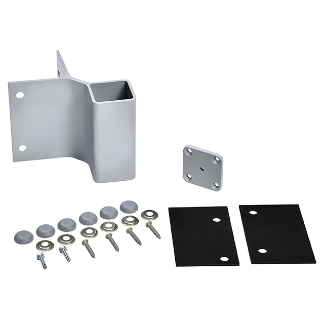 CRL Clear Anodized Outside 90 Degree Fascia Mounted Bracket