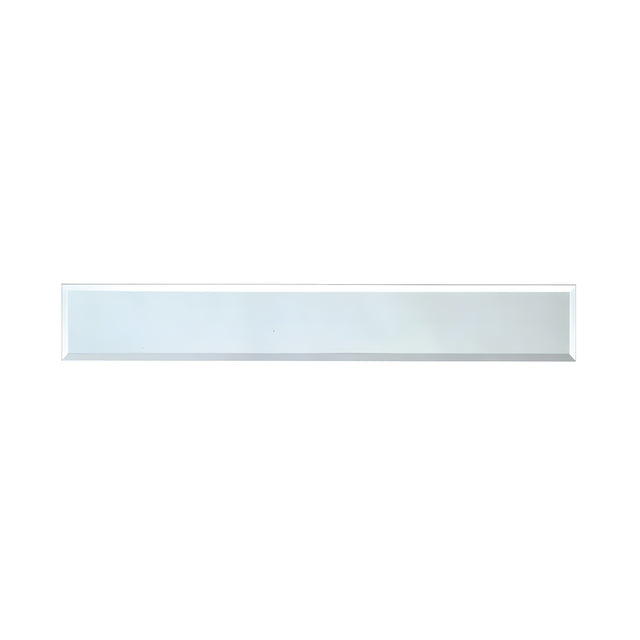 CRL Clear Mirror Glass 4" x 34" Strips Beveled on All 4 Sides