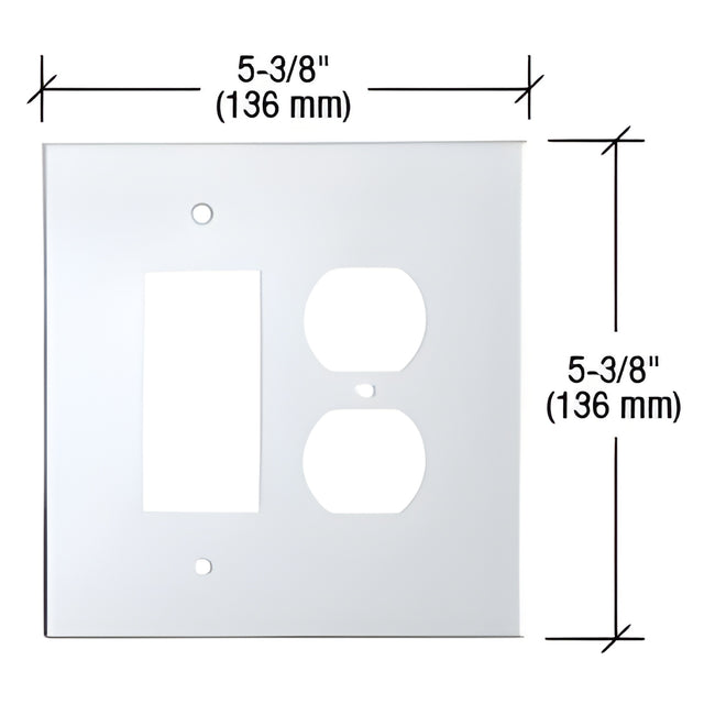 CRL Clear Designer and Duplex Combo Acrylic Mirror Plate