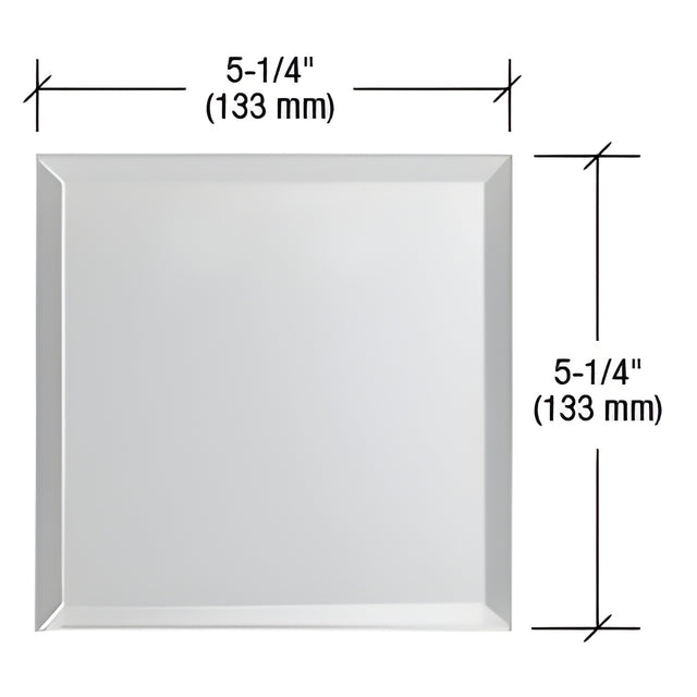 CRL Clear Double Blank Without Screw Holes Glass Mirror Plate