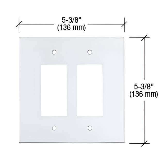 CRL Clear Double Designer Acrylic Mirror Plate