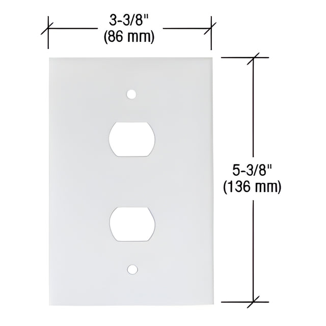 CRL Clear Double Despard Acrylic Mirror Plate