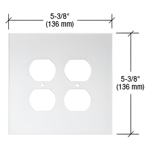 CRL Clear Double Duplex Acrylic Mirror Plate
