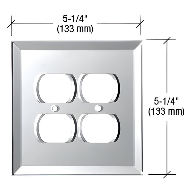 CRL Clear Double Duplex Glass Mirror Plate