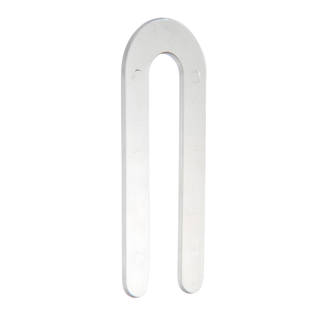 CRL Clear 1/16" x 3-1/2" Plastic Horseshoe Shims