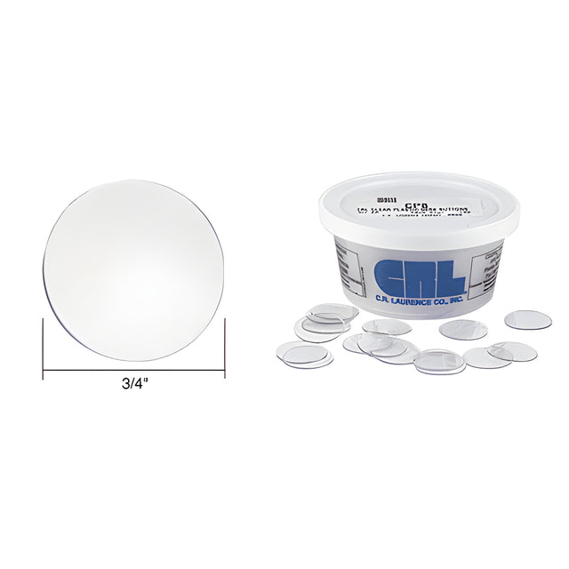 CRL Clear Plastic Desk Buttons