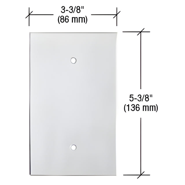 CRL Clear Single Blank Acrylic Mirror Plate