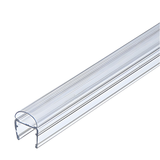 CRL Clear Translucent Vinyl Bulb Seal for 1/2 (12 mm) Glass
