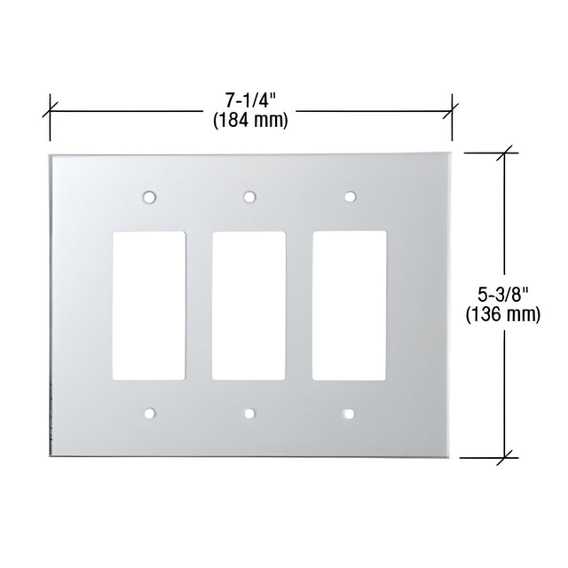 CRL Clear Triple Designer Acrylic Mirror Plate