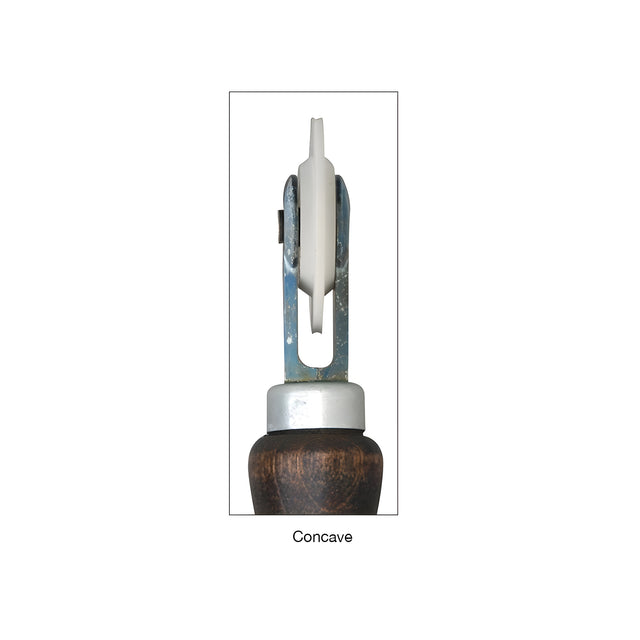 CRL 3/16" Single Concave Edge Nylon Wheel Spline Roller