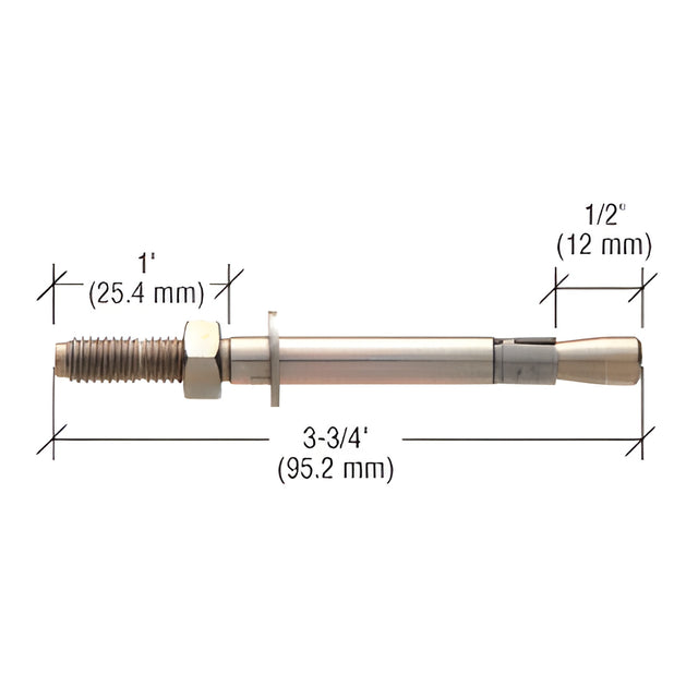 CRL Concrete Anchor for 3/8" Cable System