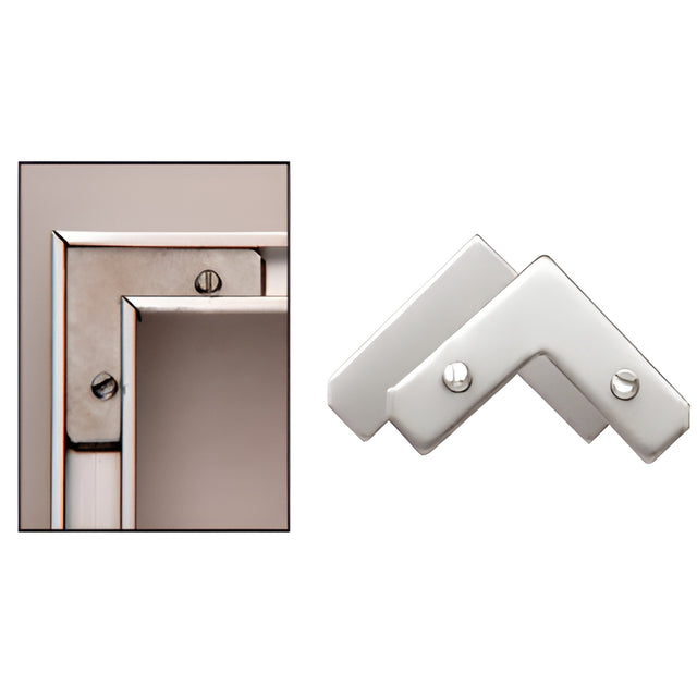 CRL Corner Set with Screws for Aluminum Frame Molding