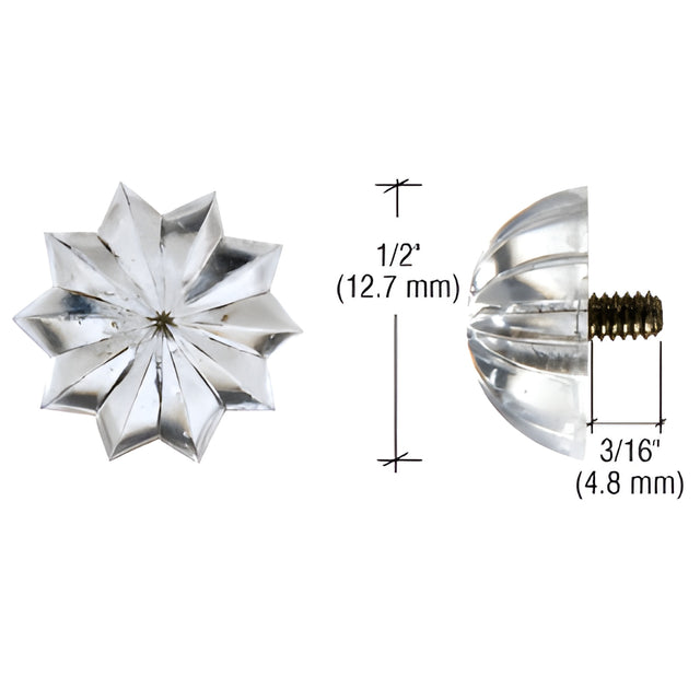 CRL Crystal Clear Plastic Buds