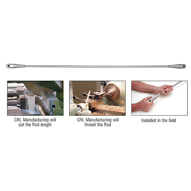 CRL Custom Length 16mm Diameter Tension Rod
