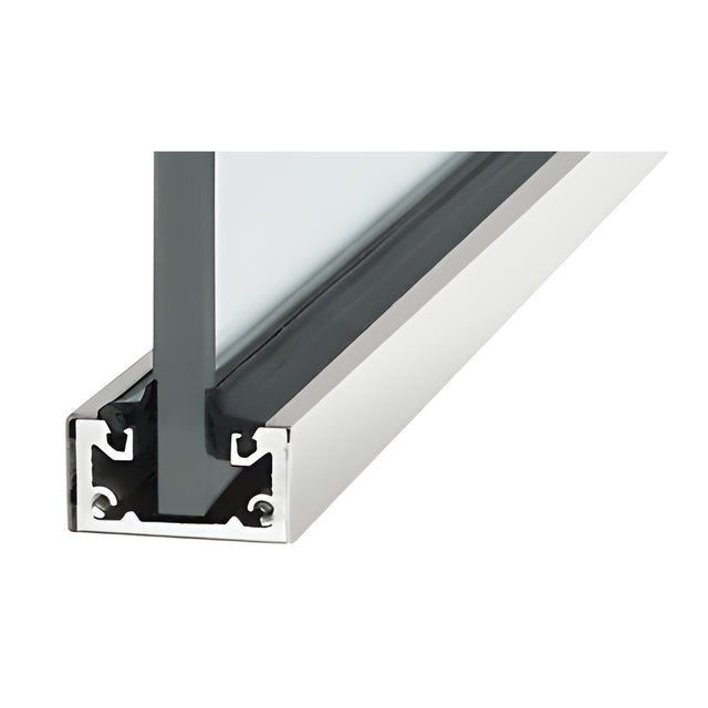 CRL Custom Length Polished Stainless Shallow U-Channel