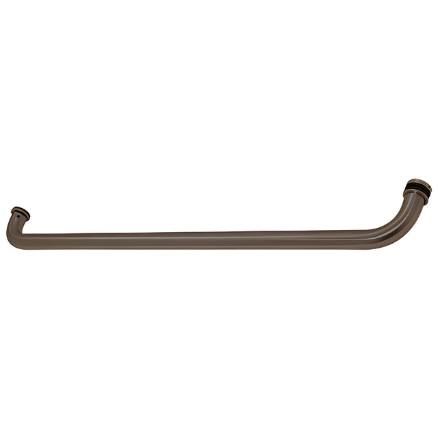 CRL Dark Bronze 28" Cross Bar Pull Handle for 4" x 10" Center Locks