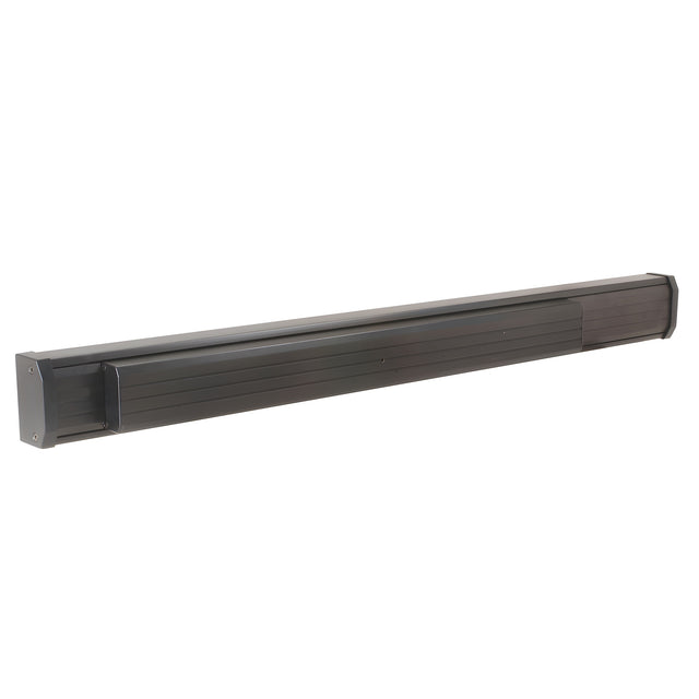 CRL Dark Bronze 36" Jackson® 1285 Push Pad Concealed Vertical Rod Left Hand Reverse Bevel Panic Exit Device