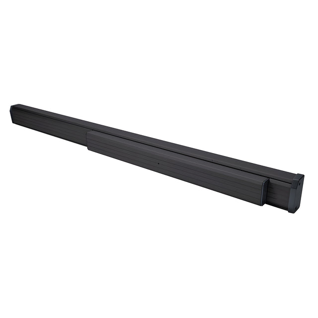 CRL Dark Bronze 48" Jackson® 1285 Push Pad Concealed Vertical Rod Right Hand Reverse Bevel Panic Exit Device