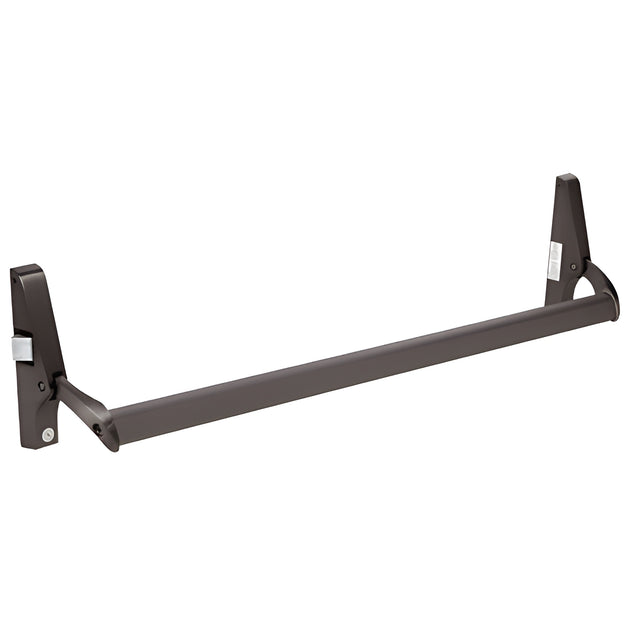 CRL Dark Bronze Cross Bar Panic Exit Device - Left Hand Reverse Bevel Rim
