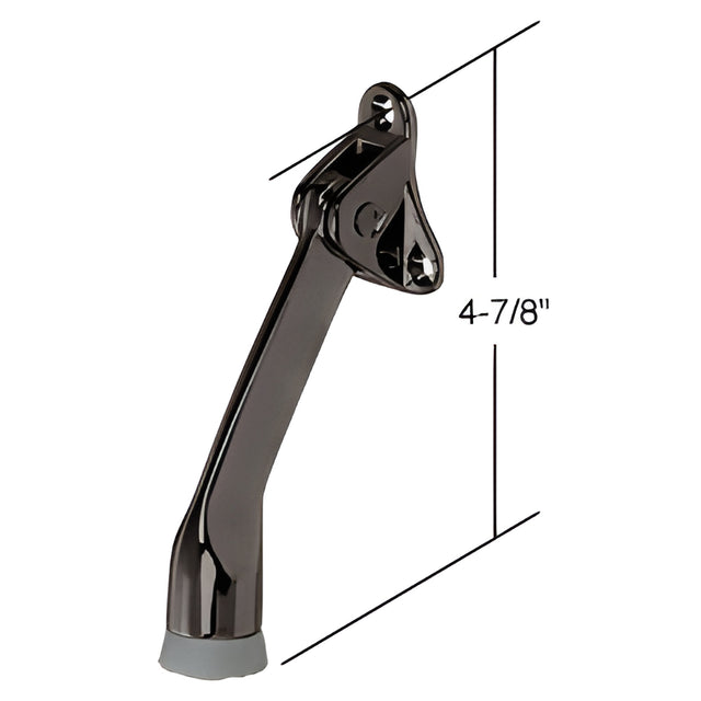 CRL Dark Bronze Door Mounted Stop and Holder