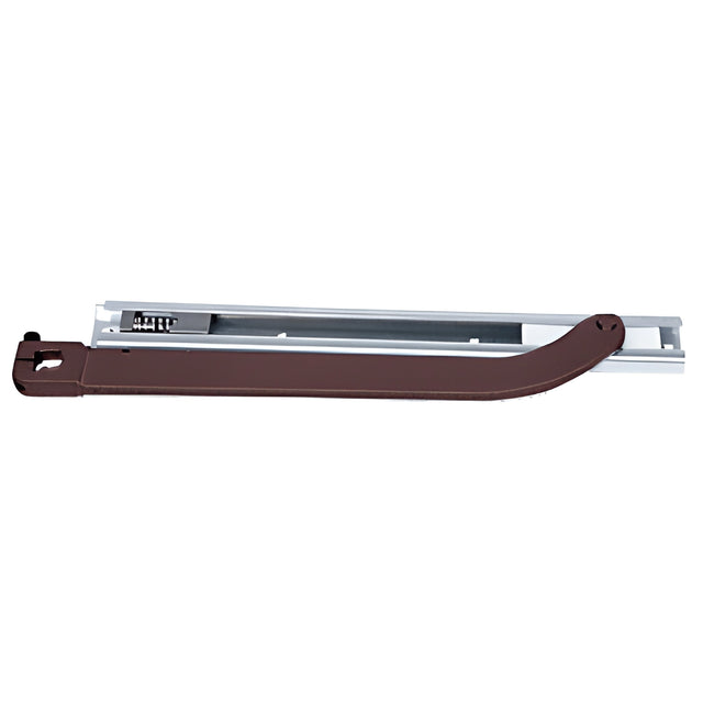 CRL Dark Bronze Offset Arm Assembly with Surface Mount Type Slide -Track for 9/16" Deep Rail