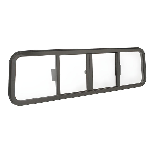 CRL Duo-Vent Four Panel Big Rig Slider with Clear Glass 1976-1978 Navistar (International) Conventional Cabs