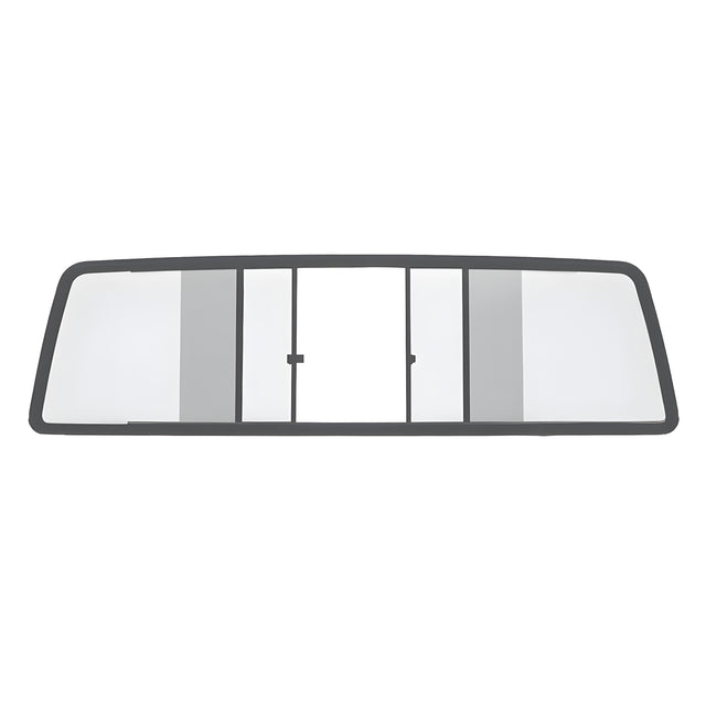 CRL Duo-Vent Four Panel Slider with Clear Glass for 1981-March 1983 Jeep Scrambler