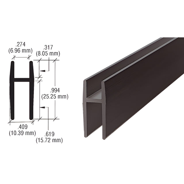CRL Duranodic Bronze Aluminum D5610 'H' Bar