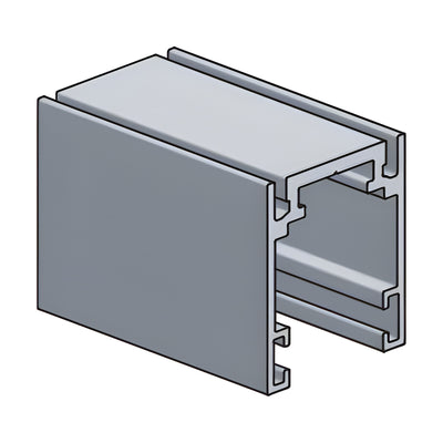 CRL Fallbrook Matte Black Ceiling Top Frame Fixed Profile
