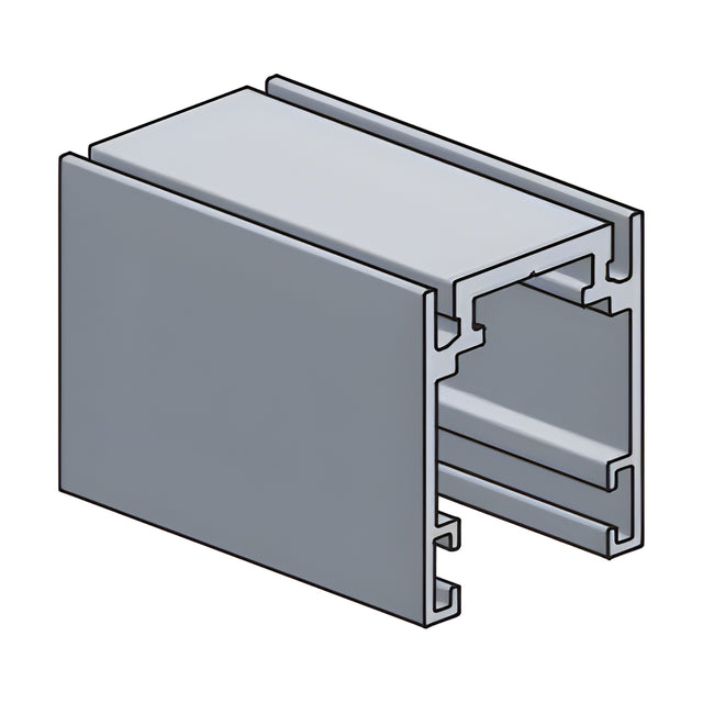 CRL Fallbrook Satin Anodized Ceiling Top Frame Fixed Profile