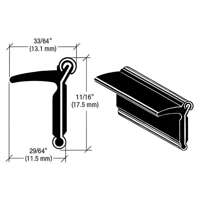 CRL Flexible Stainless Steel Beaded Belt Molding for 1961-1967 GM and 1967-1974 Kaiser Jeep - 96" Length