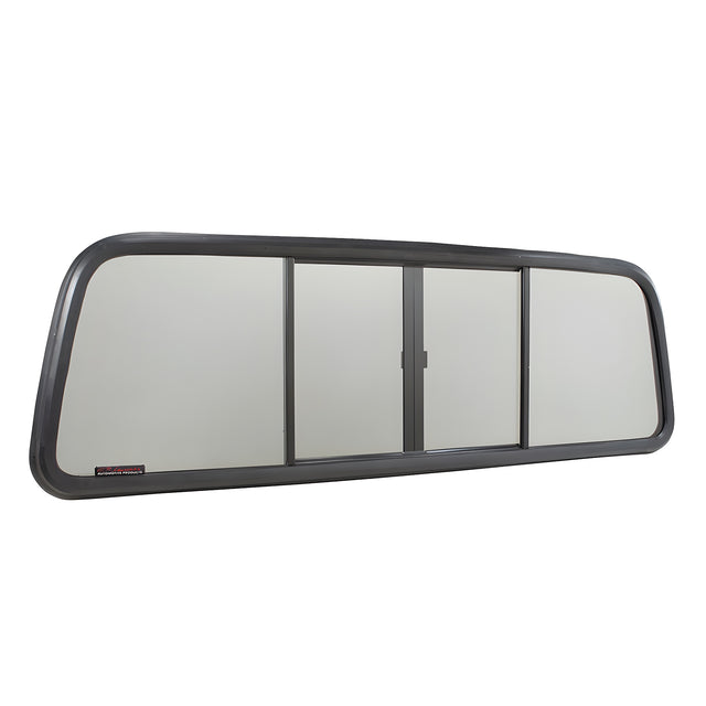 CRL OEM Replacement Duo-Vent Four Panel Slider With Dark Gray Glass for 1973-1996 Ford F-Series