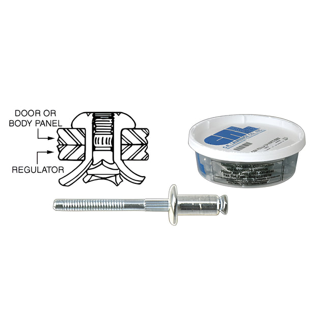 CRL GM, Ford and Chrysler Regulator Rivets
