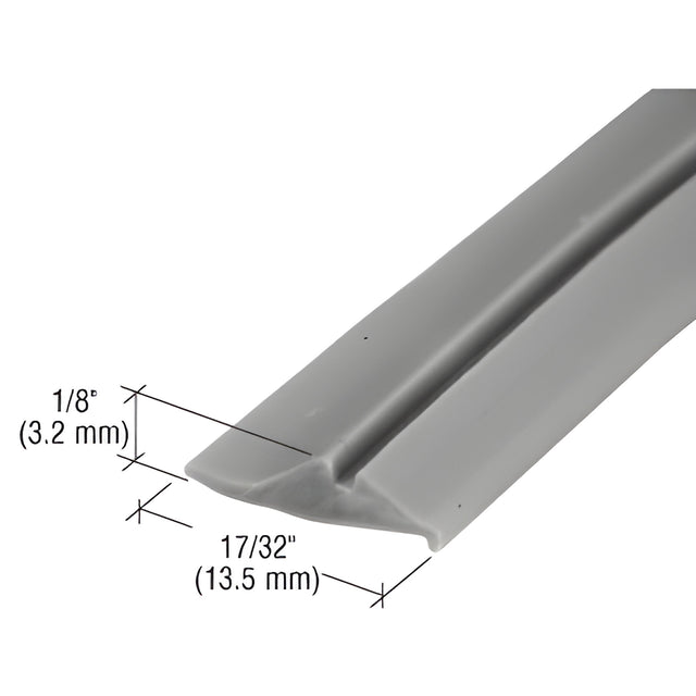 CRL Gray 17/32" Wide Glazing Spline - 100' Roll