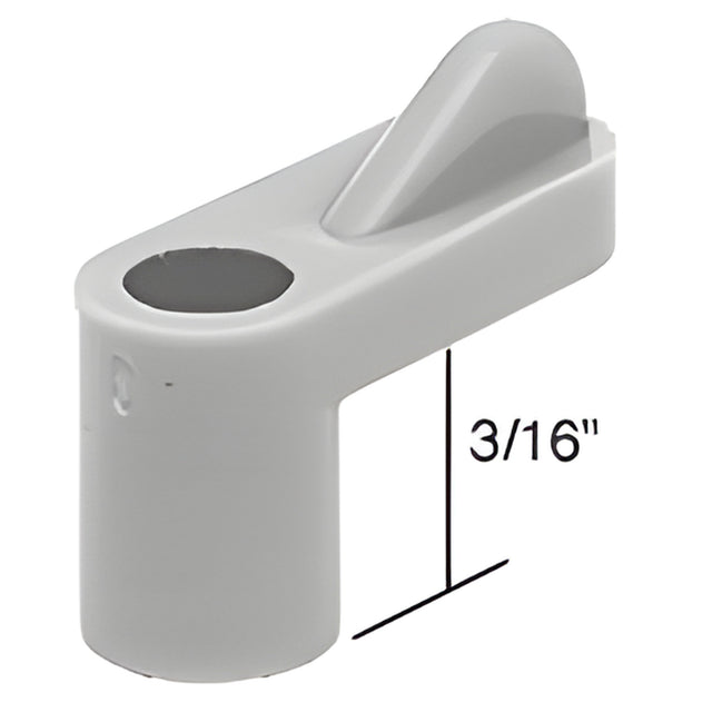 CRL Gray 3/16" Plastic Window Screen Clips - Pack