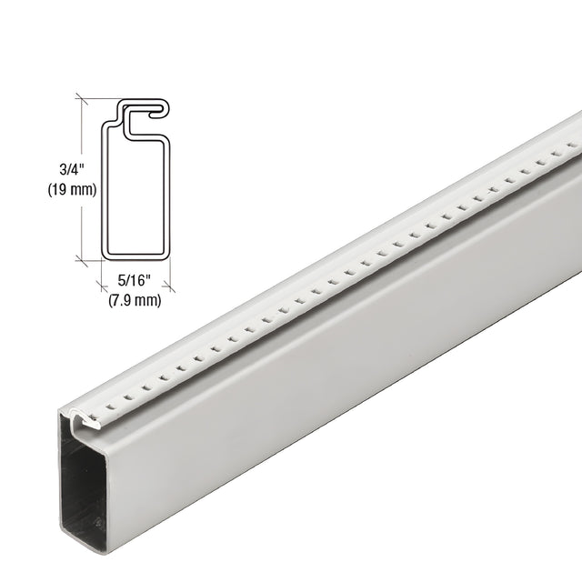 CRL Gray 3/4" x 5/16" Roll Formed Screen Frame 146"