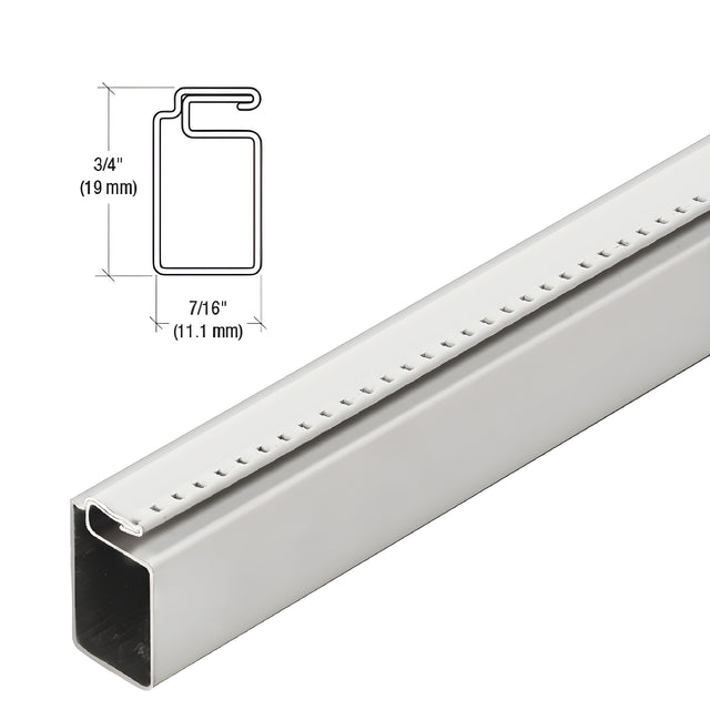 CRL Gray 3/4" x 7/16" Roll Formed Screen Frame 146"