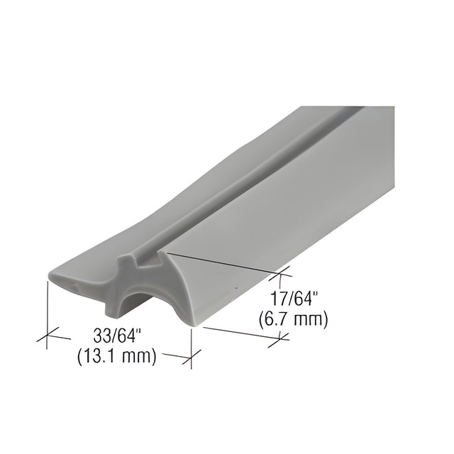 CRL Gray 33/64" Wide Glazing Spline - 1000' Roll