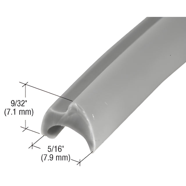 CRL Gray 5/16" Wide Glazing Spline - 1000' Roll