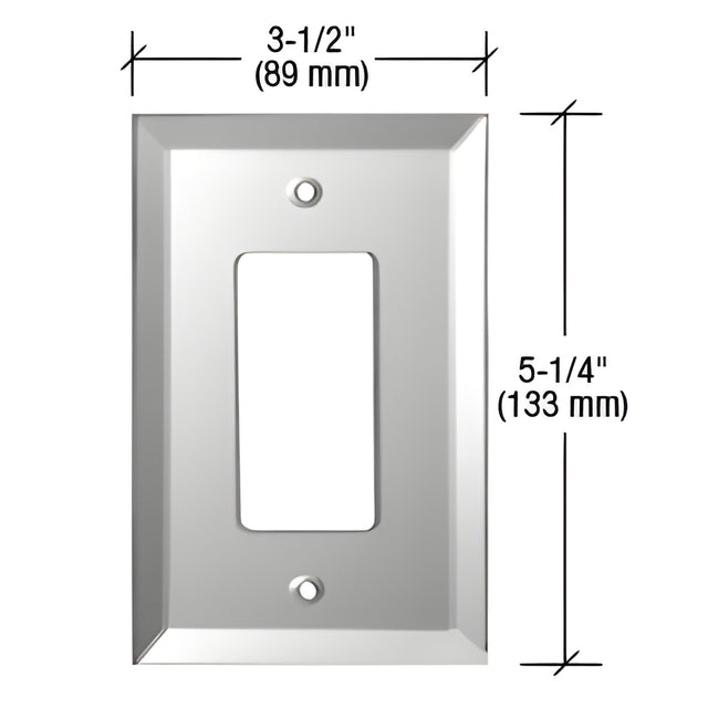 CRL Gray Designer Glass Mirror Plate