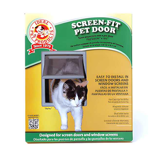 CRL Gray Screen-Fit Pet Door - Small