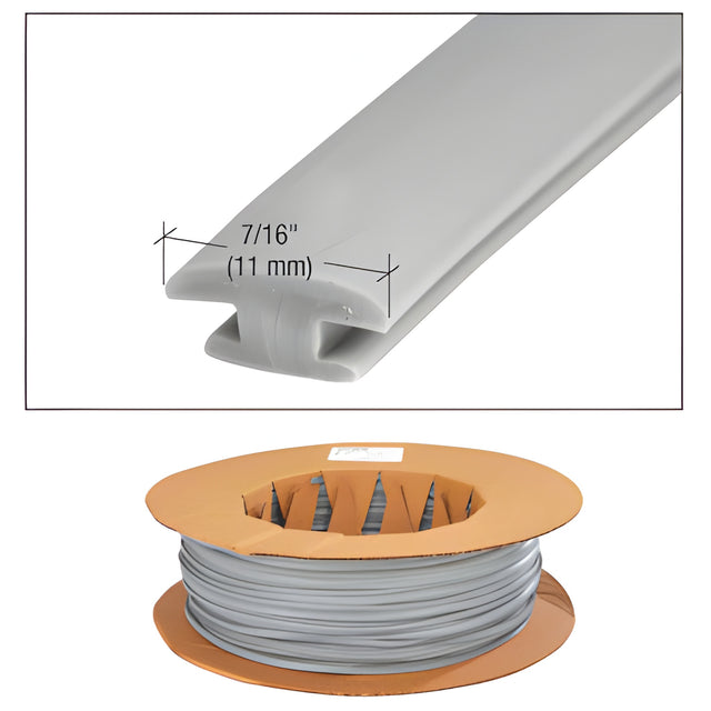 CRL Gray Vinyl for Aluminum Truck Racks - 100' Roll