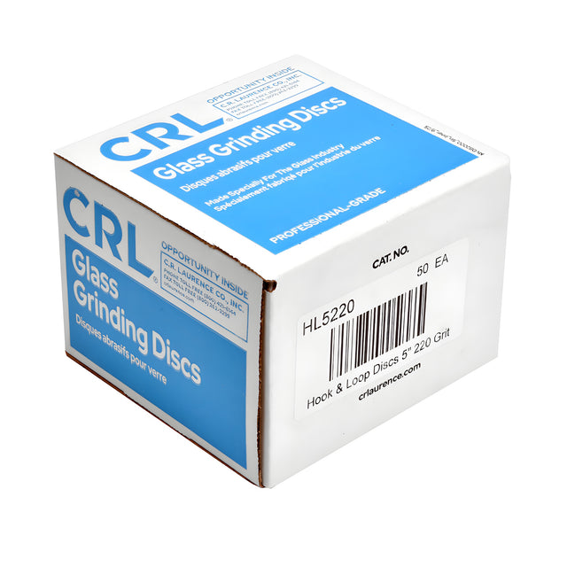 CRL 5" 220X Grit Hook and Loop Sanding Disc